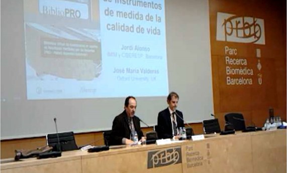 Expertos europeos se reúnen en Barcelona para mejorar el uso de los instrumentos de Calidad de Vida en la práctica clínica Expertos europeos se reúnen en Barcelona para mejorar el uso de los instrumentos de Calidad de Vida en la práctica clínica