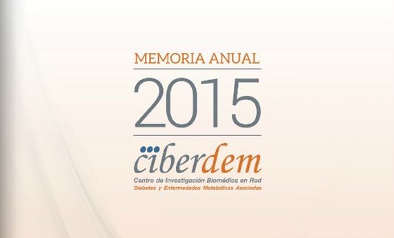 La Memoria Anual CIBERDEM 2015 ya está disponible
