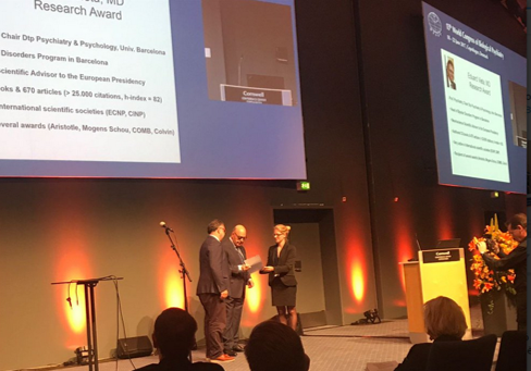 Eduard Vieta, elegido mejor investigador del año por la WFSBP